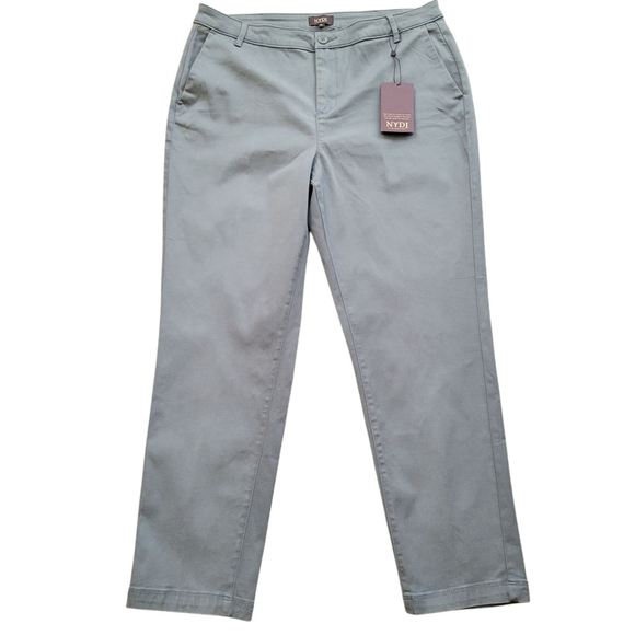 NYDJ Sadie Slim Pant Women's Blue Stone 14 Inseam 29" Women's NWT - Picture 3 of 8